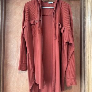 Maurices Burnt Orange Knit Cardigan